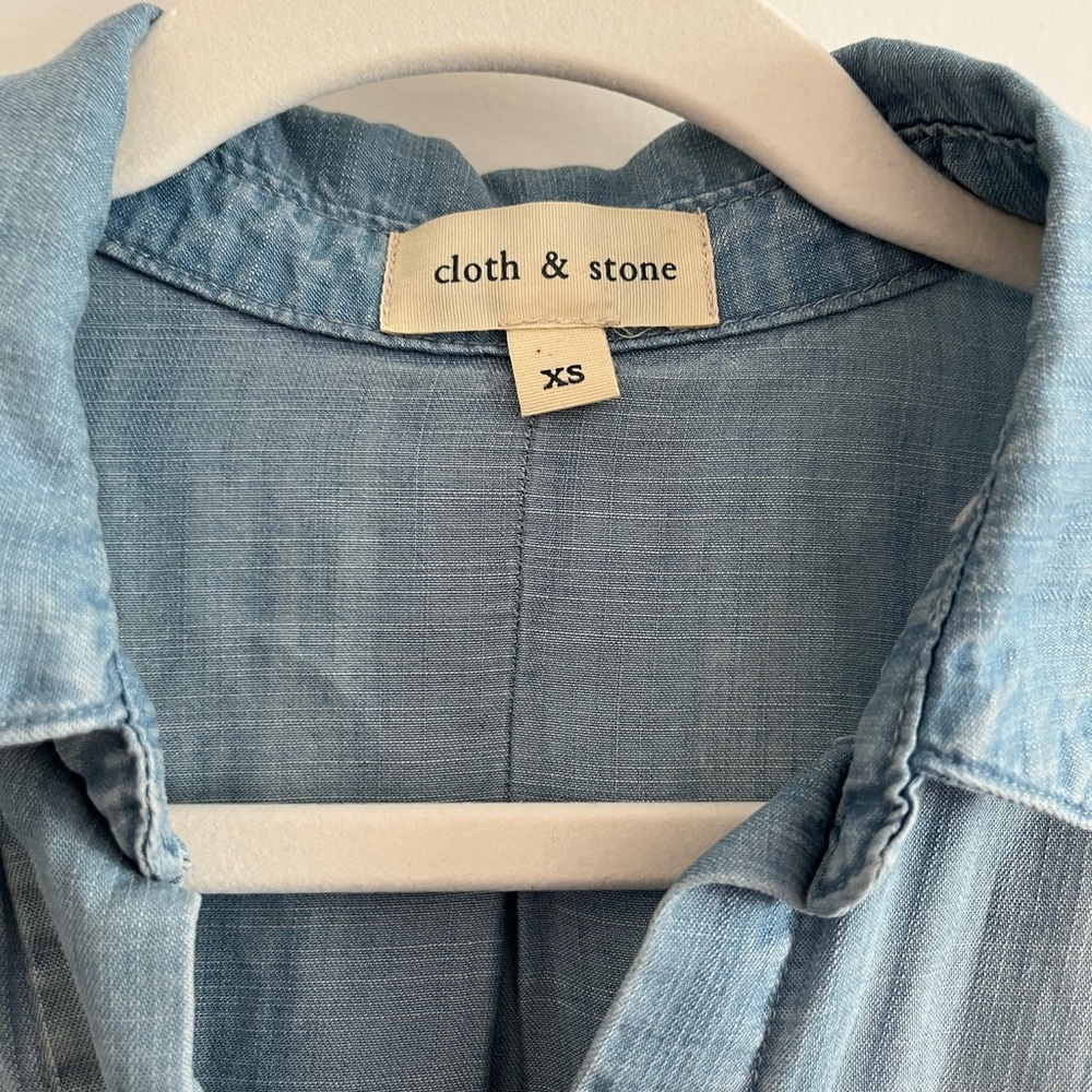 Cloth & Stone denim button down - Picture 3 of 3